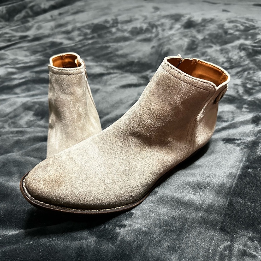 Zodiac taupe vegan boots